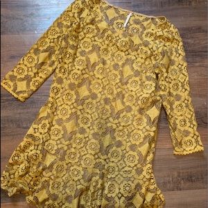 Free people dress (with slip)